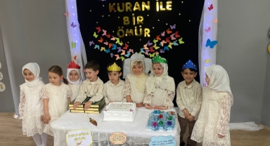 Espiye'de Kur’an Kursunda Duygu Dolu Anlar: Minikler Belgelerini Aldı