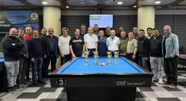 Giresun’da 3 Bant Bilardo Heyecanı