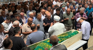 Giresun'da derede akıntıya kapılarak hayatını kaybeden kişinin cenazesi toprağa verildi