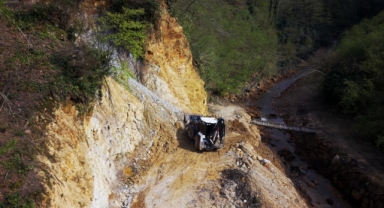 Giresun’da heyelan sahalarında çalışmalar sürüyor
