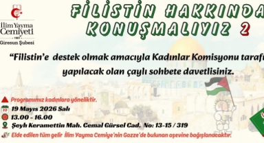 Giresun'da Kadınlar Gazze İçin Tek Yürek Oluyor!