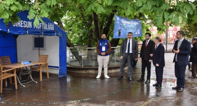 Giresun’da vekaletle kurban bağış ve tanıtım standı açıldı