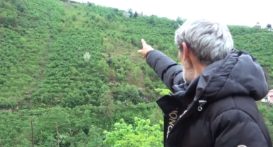Giresun'da yamaçtan yuvarlanan aracın sürücüsü dehşet anlarını anlattı!