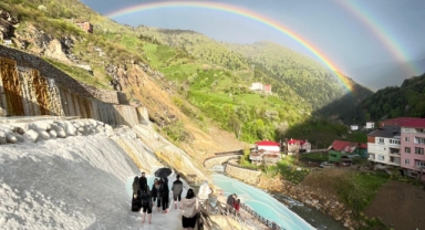 Giresun Göksu Travertenlerinde Sezon Hareketliliği Başladı