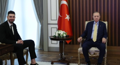 Giresun'un Gururu Alperen Şengün, Cumhurbaşkanlığı Külliyesinde! 