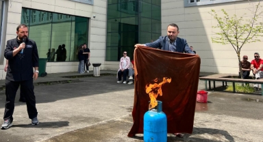 GRÜ'de Afet ve Acil Durum Tatbikatı Gerçekleştirildi