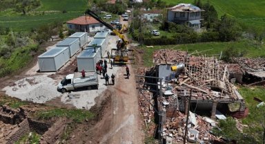 Hortum nedeniyle zarar gören köylerde çalışmalar sürüyor