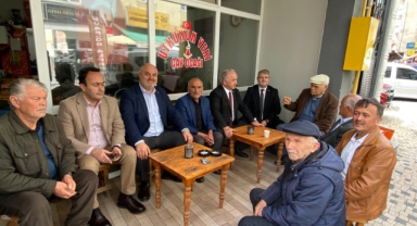 Milletvekili Temür Yağlıdere'de Esnafın Taleplerini Dinledi