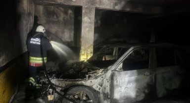Ordu'da korkutan yangın! 3 otomobilde hasar oluştu