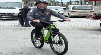 Rize'de bisiklet etkinliği düzenlendi