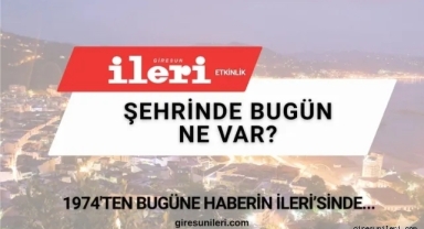 Şehrinde bugün ne var?
