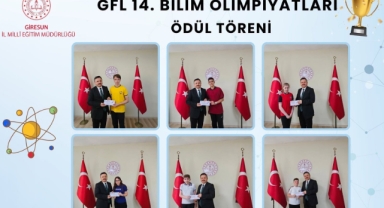 14. GFL Bilim Olimpiyatları'nda Başarılı Öğrenciler Ödüllendirildi