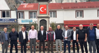 AK Parti Milletvekili Ali Temür'den Yavuzkemal Belediye Başkanı Adem Önal'a Ziyaret