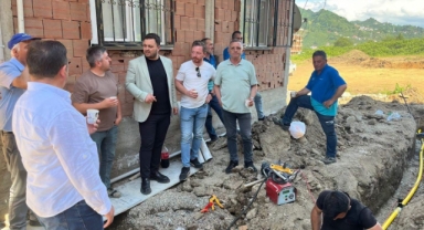 Çam Mahallesi’nde Doğalgaz Altyapı Çalışmaları Aralıksız Sürüyor