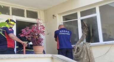 Çıkan yangında yatalak yaşlı adam hayatını kaybetti