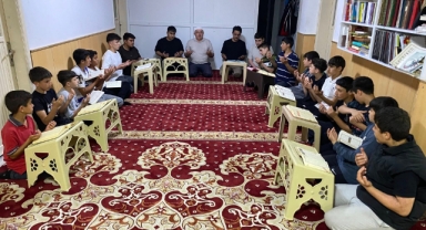 Espiye'de Hafız Öğrencilerden Hayırseverlere Vefa Duası