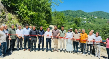 Espiye'de Örnek İş Birliği: Beton Yol Tamamlandı