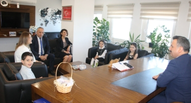 Gedikkaya Anaokulu Öğrencilerinden İl Millî Eğitim Müdürü Tokgöz'e Ziyaret
