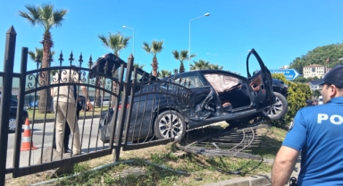 Giresun’da, Genel Başkan Yardımcısı Gezgin'in içinde bulunduğu makam aracı kaza yaptı!