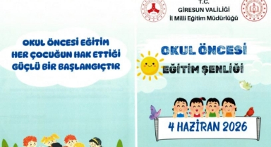 Giresun’da Okul Öncesi Eğitim Şenliği Başlıyor
