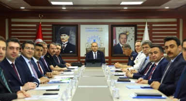Giresun'da Vali Mustafa Koç Başkanlığında Kaymakamlar Güvenlik Toplantısı Gerçekleştirildi