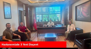 Giresun Eğitim ve Araştırma Hastanesi Kadrosundaki Üç Hekim Doçent Oldu