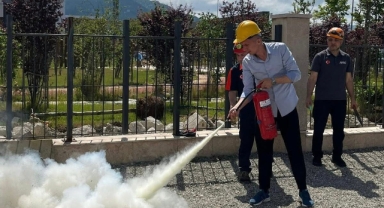 Giresun Gençlik ve Spor İl Müdürlüğü Personeline Afet ve Yangın Eğitimi Verildi