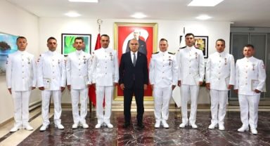 Giresun Valisi Mustafa Koç'tan Sahil Güvenlik Komutanlığına 44. Kuruluş Yıl Dönümü Kabulü