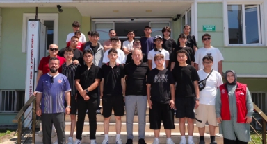 Giresunlu Gençler GSB Yaz Kampı İçin Trabzon'a Uğurlandı