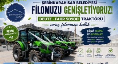 İki Yeni Traktör Şebinkarahisar Belediyesinin Araç Filosuna Katıldı