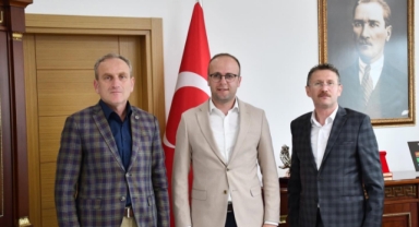 İl Müdürlerinden Kaymakam Azman'a Ziyaret