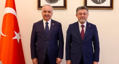 Milletvekili Ali Temür Tarım Bakanı İbrahim Yumaklı İle Giresun Projelerini Görüştü