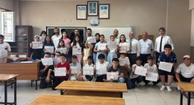 Piraziz'de Öğrenciler Karne Sevinci Yaşadı