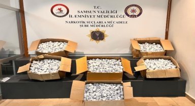 Samsun'da 225 bin uyuşturucu hap ele geçirildi!