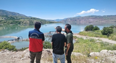 Şebinkarahisar Kılıçkaya Baraj Gölü'nde Su Ürünleri Denetimi