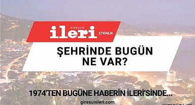 Şehrinde bugün ne var?