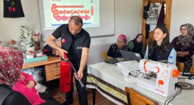 Tirebolu Aile Destek Merkezi Sakinleri Olası Afetlere Karşı Bilinçlendirildi