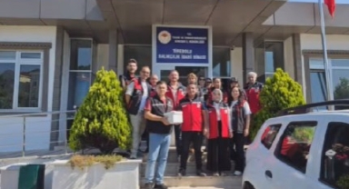 Tirebolu'da Kahverengi Kokarcaya Karşı 6 Bin 100 Samuray Arısı Doğaya Salındı