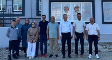 Tirebolu'daki 624 Kapasiteli Yeni KYK Yurdunda İncelemelerde Bulunuldu