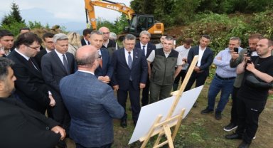 Trabzon'da sahipsiz hayvanlar için doğal yaşam alanının yapımına başlandı