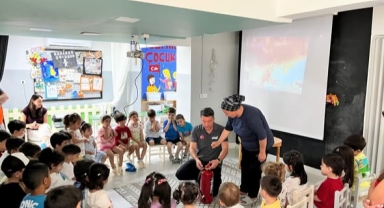 AFAD'dan Miniklere Afet ve Yangın Farkındalık Eğitimi