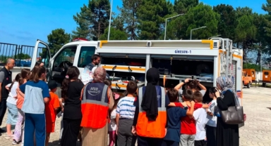 AFAD Giresun'dan Yaz Okulu Öğrencilerine Afet Bilinci Eğitimi