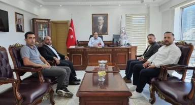AK Parti Alucra İlçe Teşkilatından Kaymakam Kandemir'e Ziyaret