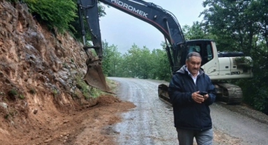Aydındere'de Yağışların Ardından Yol ve Altyapı Çalışmaları Hız Kesmiyor
