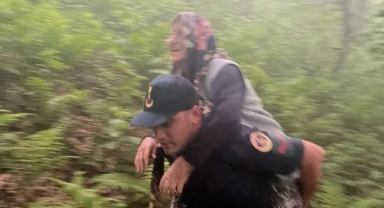 Bulancak'ta Ormanda Kaybolan Yaşlı Kadın Sağ Bulundu