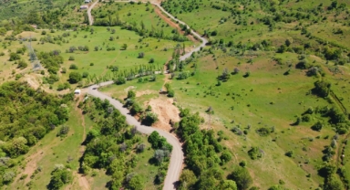Çamoluk'ta 7,5 Kilometrelik Stabilize Yol Yenilendi