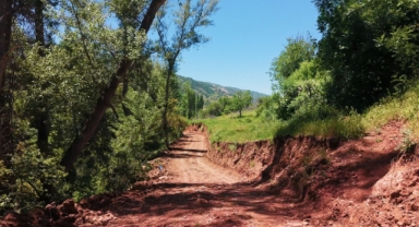 Çamoluk'ta 700 Metrelik Yeni Yol Hizmete Açıldı!