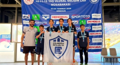 Çolakoğlu Metalurji Spor Kulübü yüzücülerinden Ulusal Gelişim Ligi'nde başarı