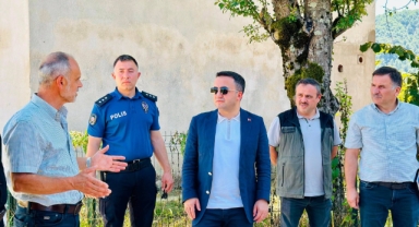 Espiye Kaymakamı Kavanoz, köy ziyaretlerini sürdürüyor
