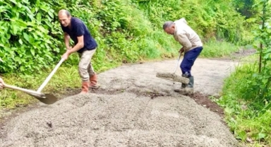 Eynesil'de Köy Yollarında Ulaşım Konforu Artıyor